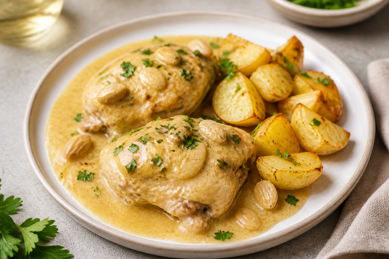 Pollo en pepitoria - zdjęcie 3