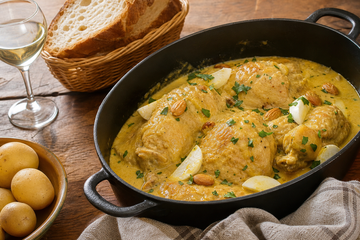Pollo en pepitoria - zdjęcie 5