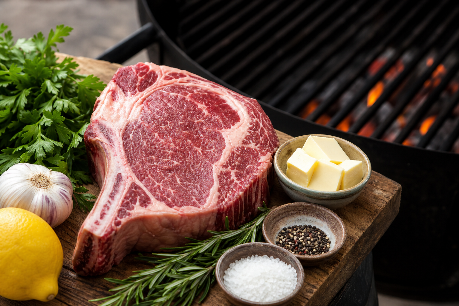 Côte de bœuf grillée au beurre maître d’hôtel - zdjęcie 2