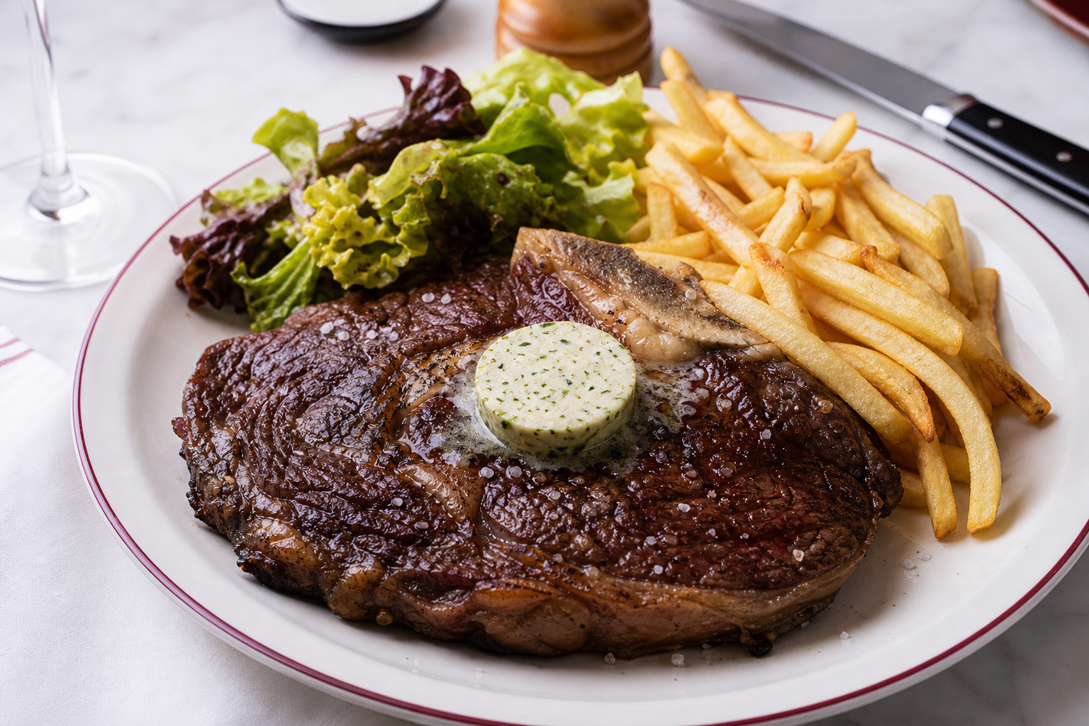 Côte de bœuf grillée au beurre maître d’hôtel - zdjęcie 3
