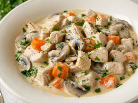 Blanquette de dinde aux champignons - zdjęcie 1