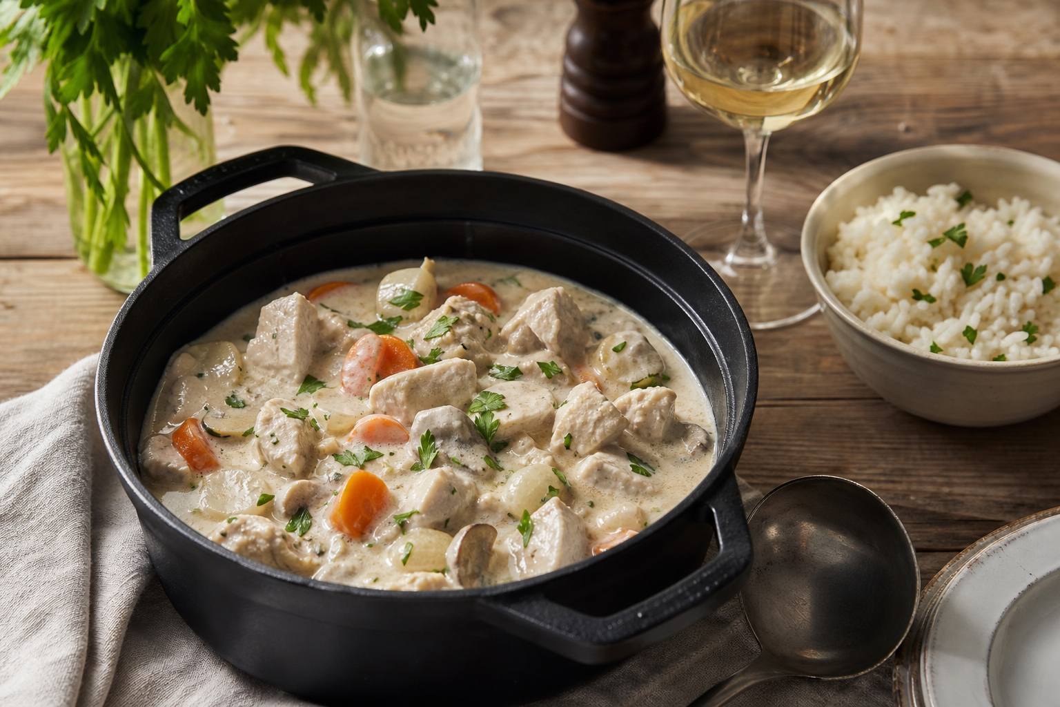 Blanquette de dinde aux champignons - zdjęcie 5