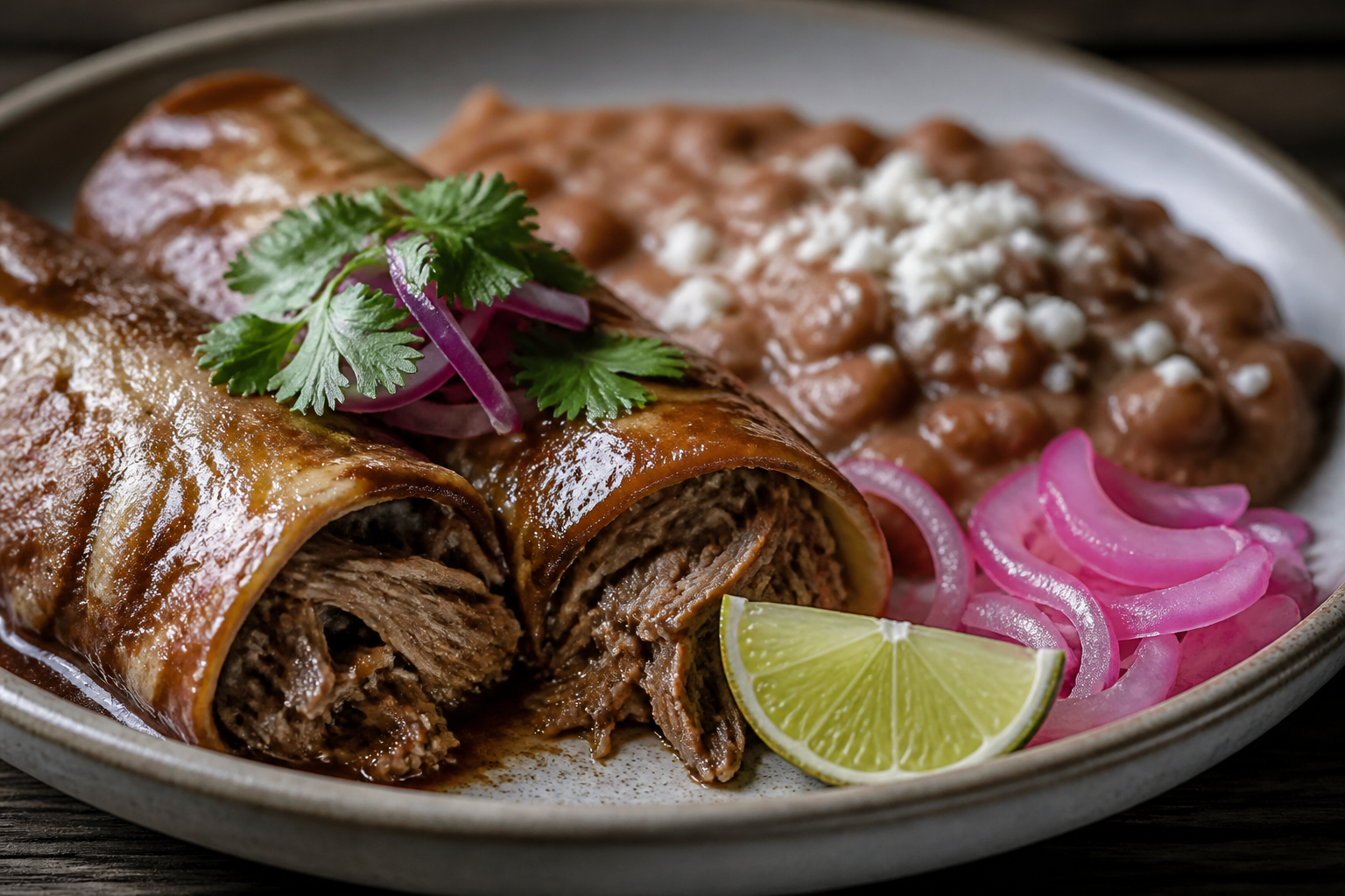 Enchiladas de pato con pipián verde - zdjęcie 3