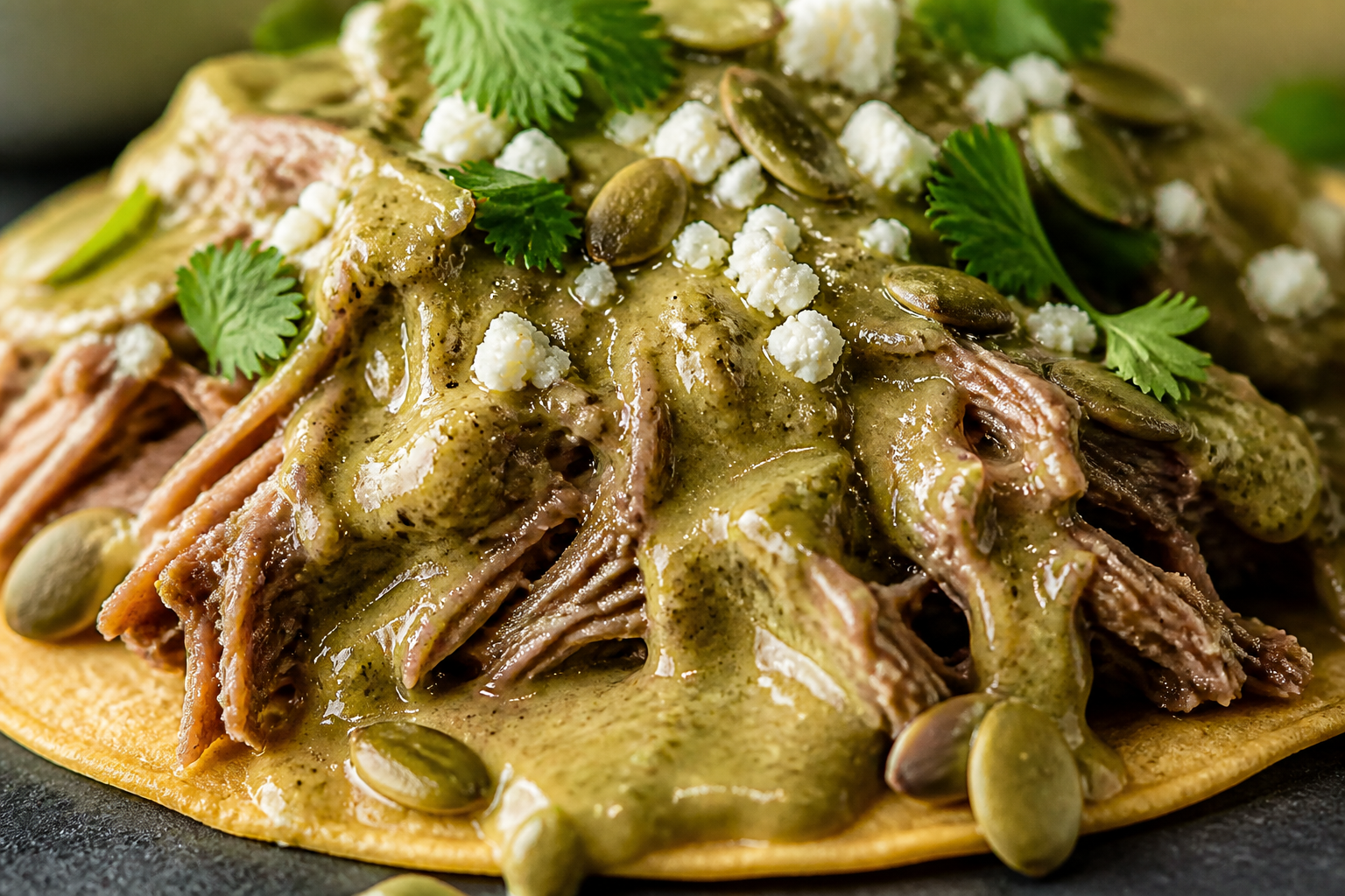 Enchiladas de pato con pipián verde - zdjęcie 4
