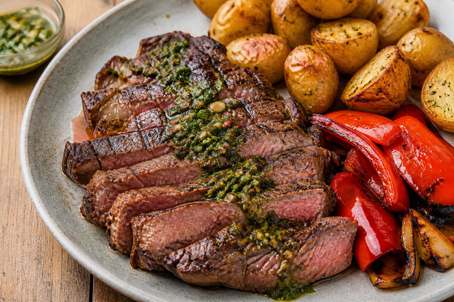 Bife de chorizo a la parrilla z chimichurri - zdjęcie 3