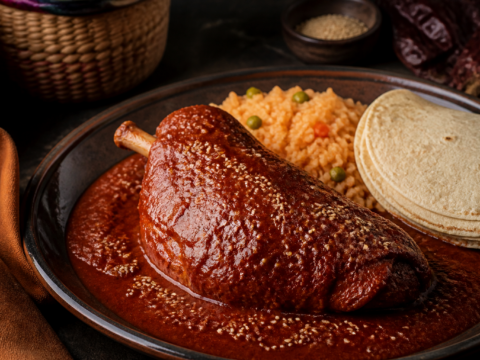 Mole coloradito de guajolote - zdjęcie 1