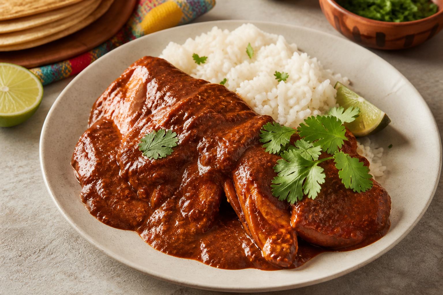 Mole coloradito de guajolote - zdjęcie 3