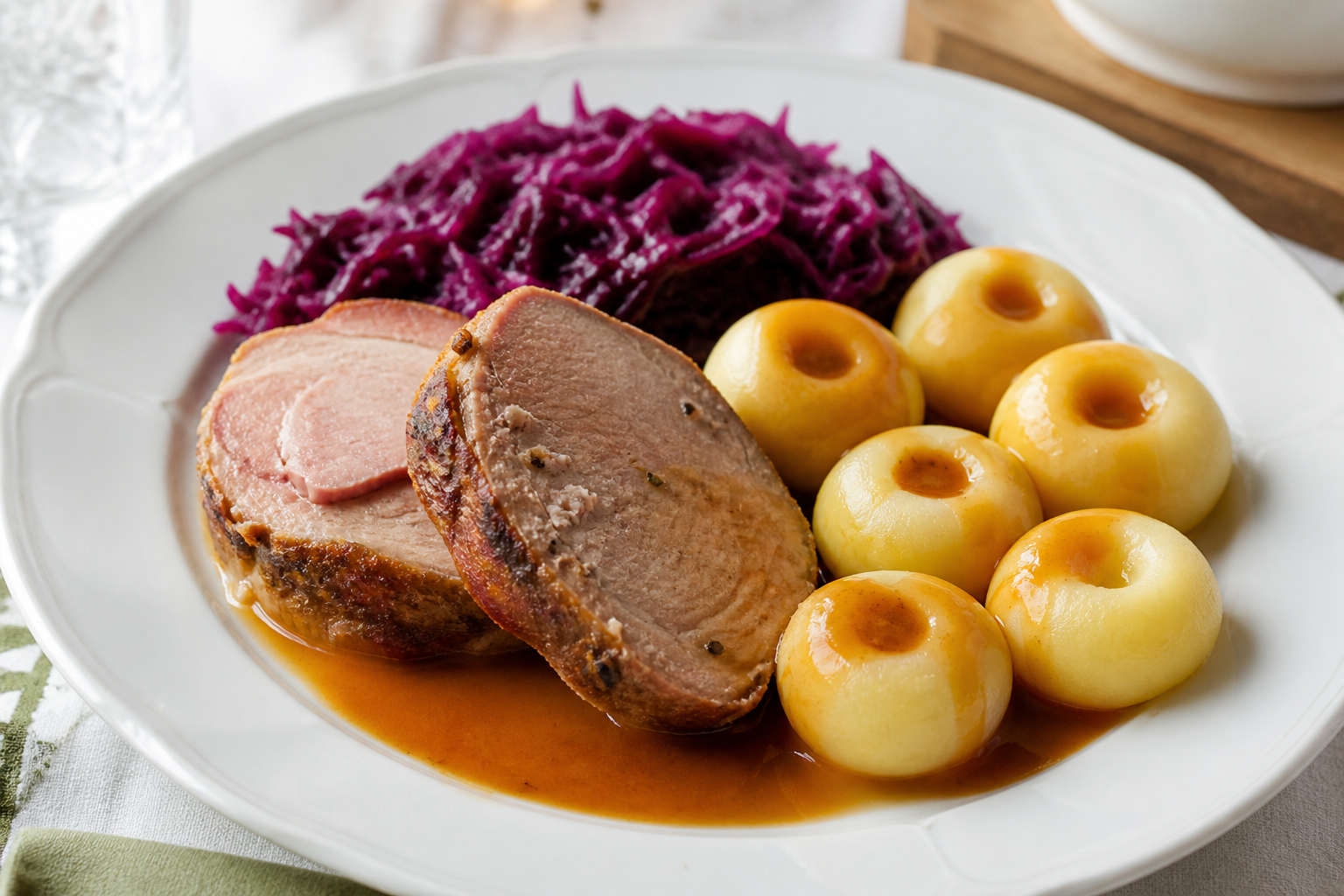 Necówka – śląska pieczeń w czepcu z polędwiczką - zdjęcie 3