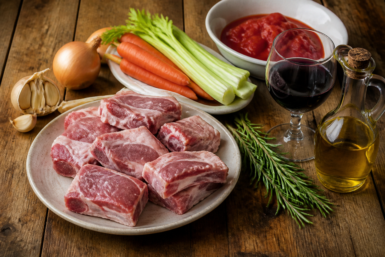 Sugo con le spuntature – rzymskie żeberka wieprzowe w pomidorowym sosie - zdjęcie 2