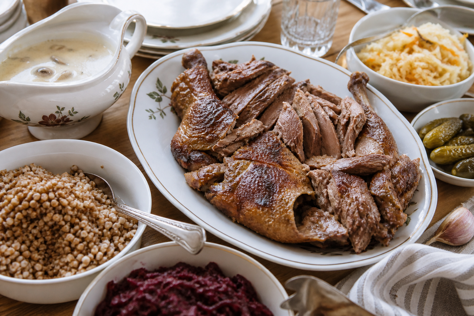 Kaczka po krakowsku w śmietanowo-korzennym sosie - zdjęcie 5