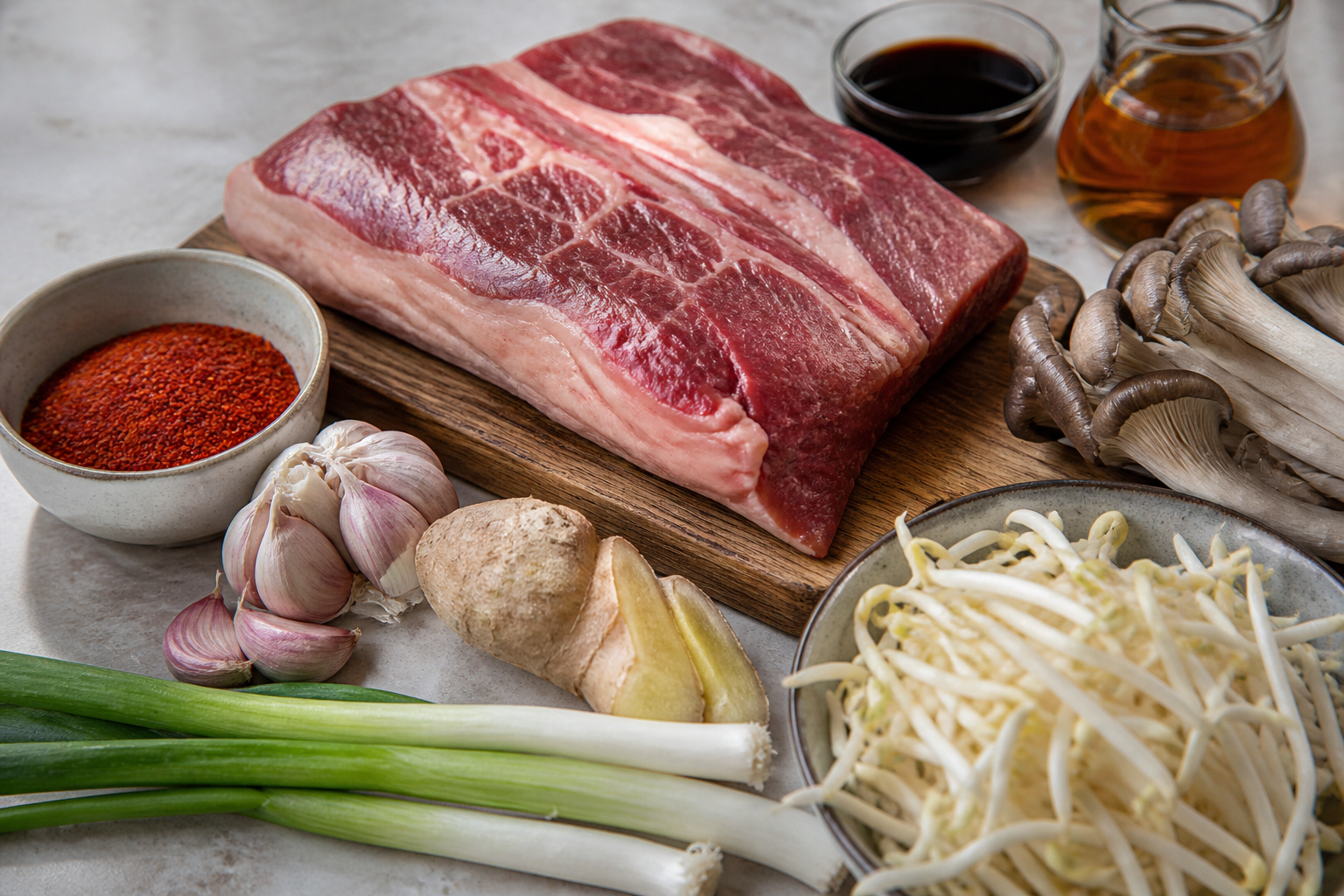 Yukgaejang – koreańska pikantna zupa z szarpaną wołowiną - zdjęcie 2