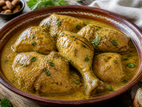 Pollo en salsa de almendras - zdjęcie 1