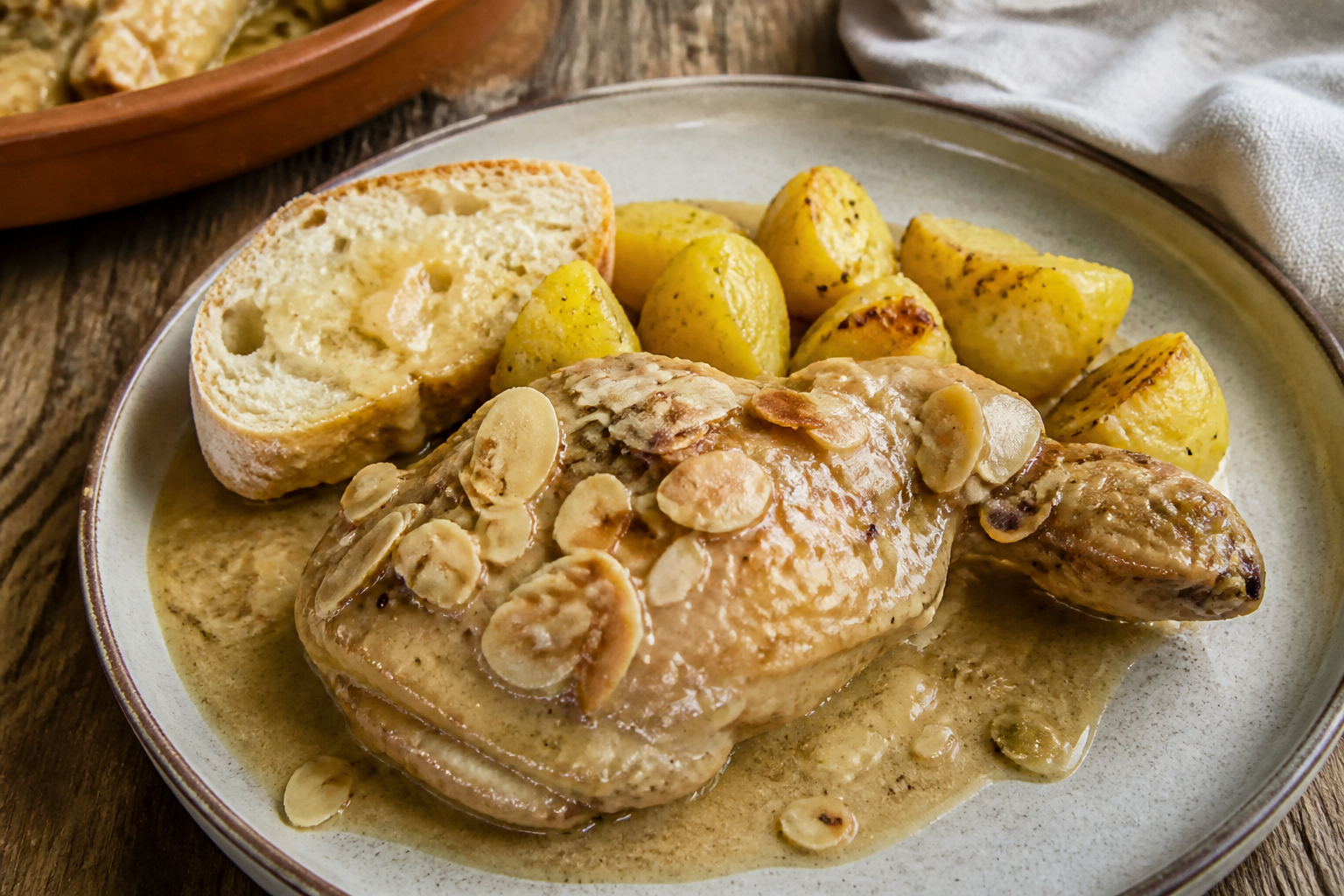 Pollo en salsa de almendras - zdjęcie 3