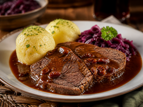 Rheinischer Sauerbraten – reńska wołowa pieczeń marynowana - zdjęcie 1