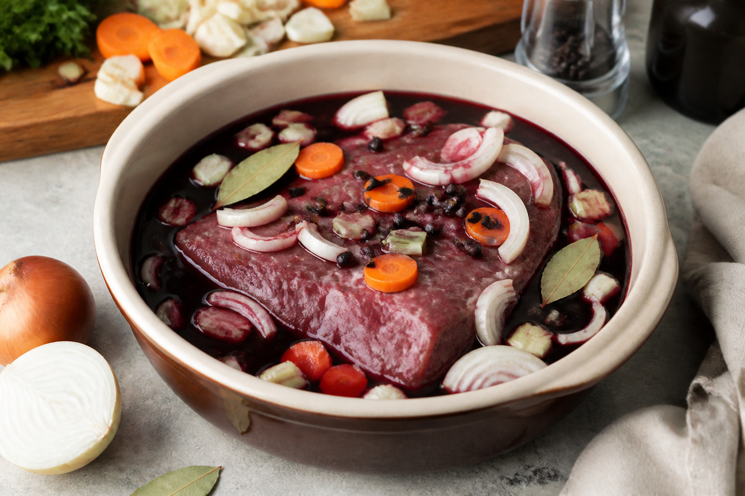 Rheinischer Sauerbraten – reńska wołowa pieczeń marynowana - zdjęcie 2